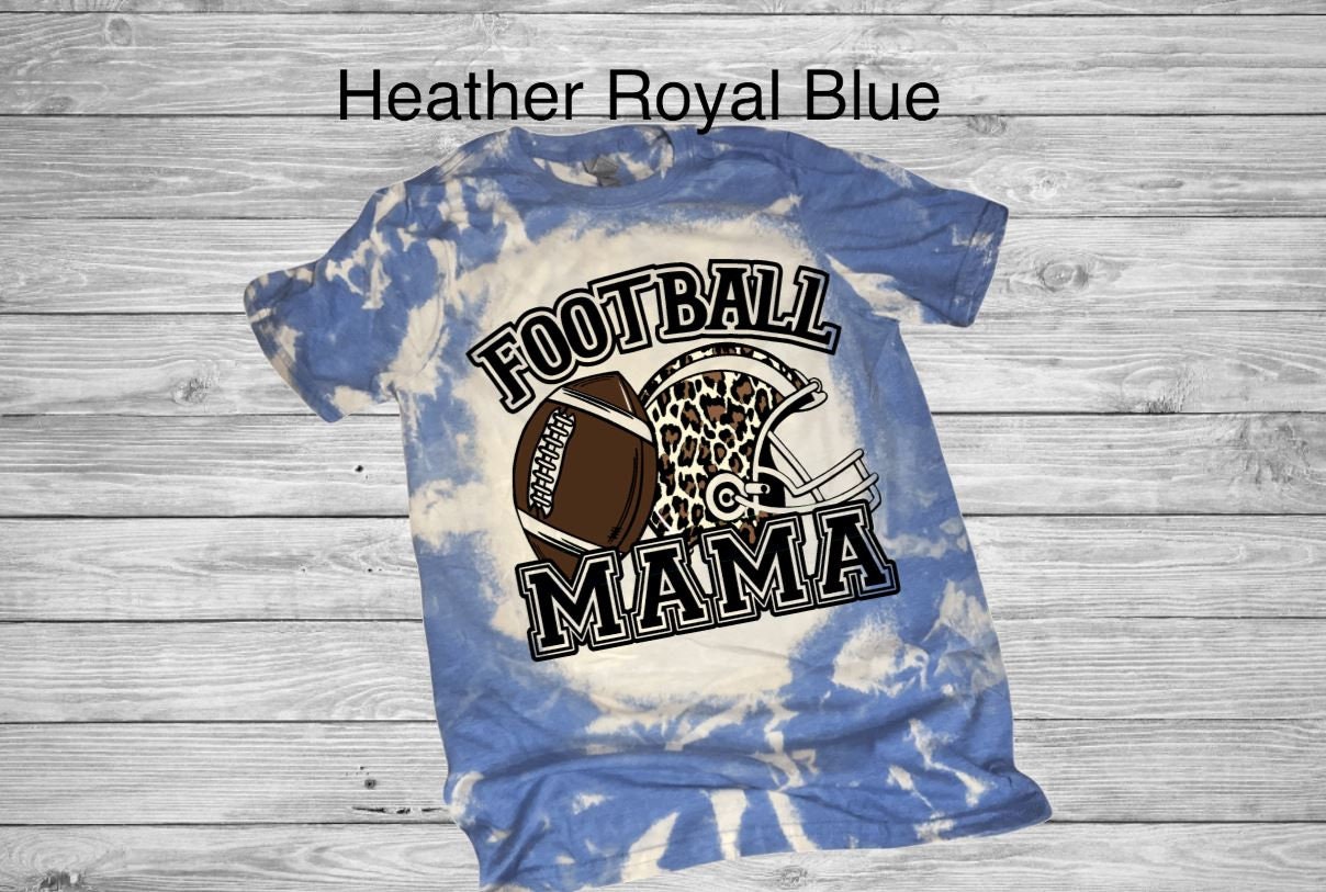 Football Mama Unisex Bleached T-Shirt - Liv's Boutique