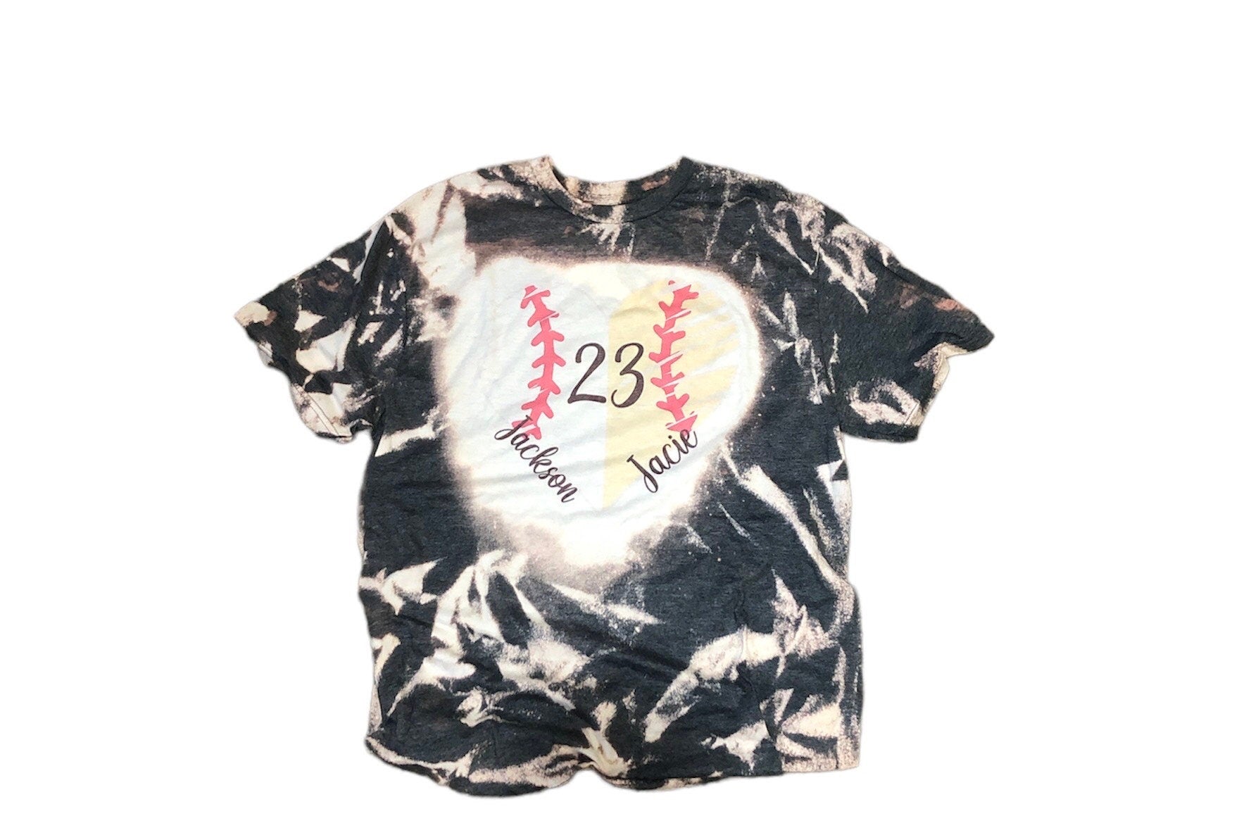 Baseball Softball Mom of Both Bleached (Customized) - Liv's Boutique