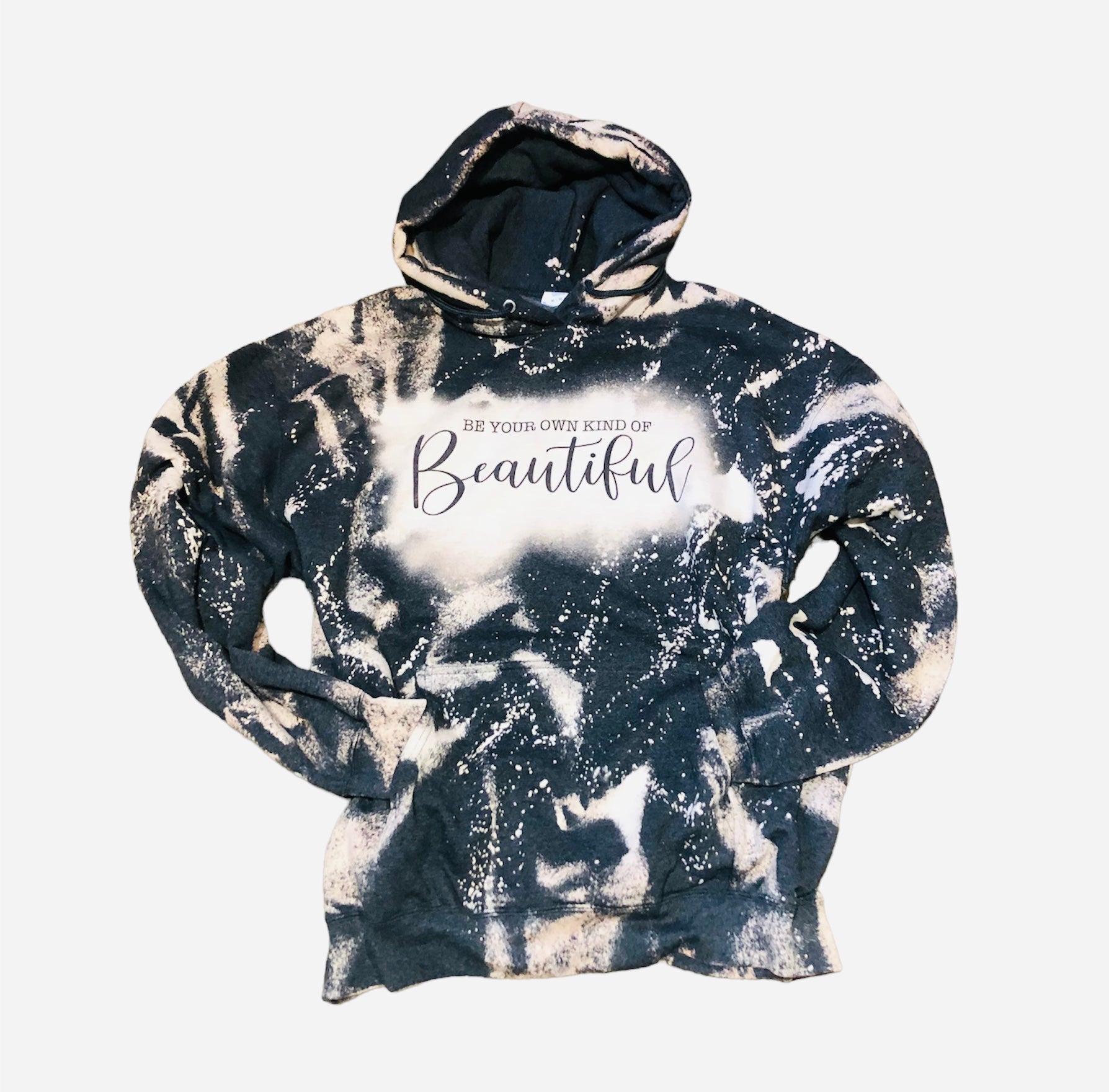 Custom Bleached Hoodie ~ Your Design Here Bleached Sweatshirt - Liv's Boutique