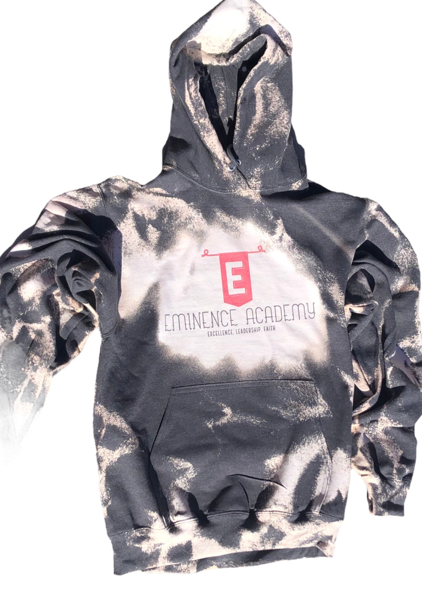 Custom Bleached Hoodie ~ Your Design Here Bleached Sweatshirt - Liv's Boutique