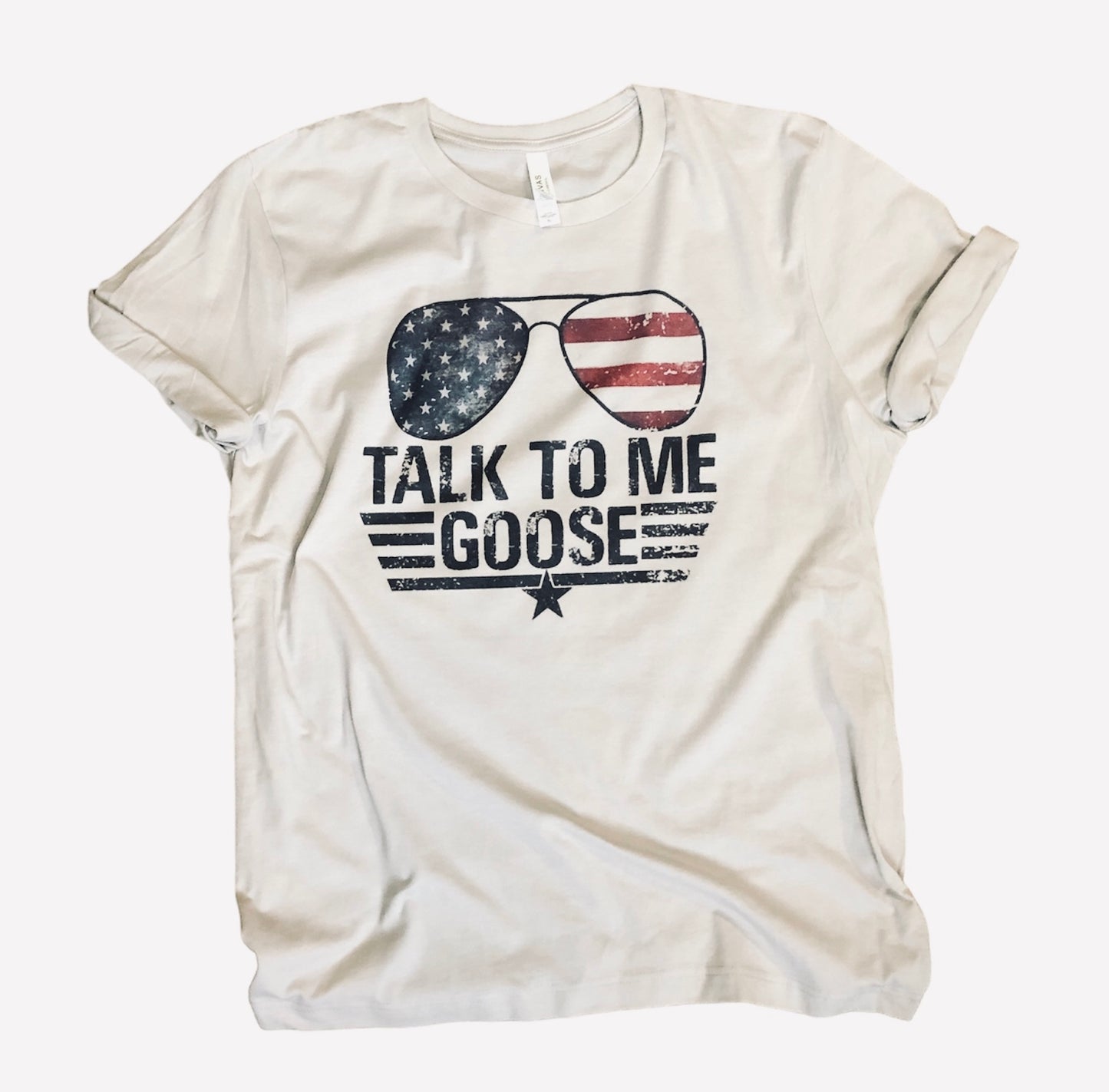 Talk to Me Goose -American Flag Glasses