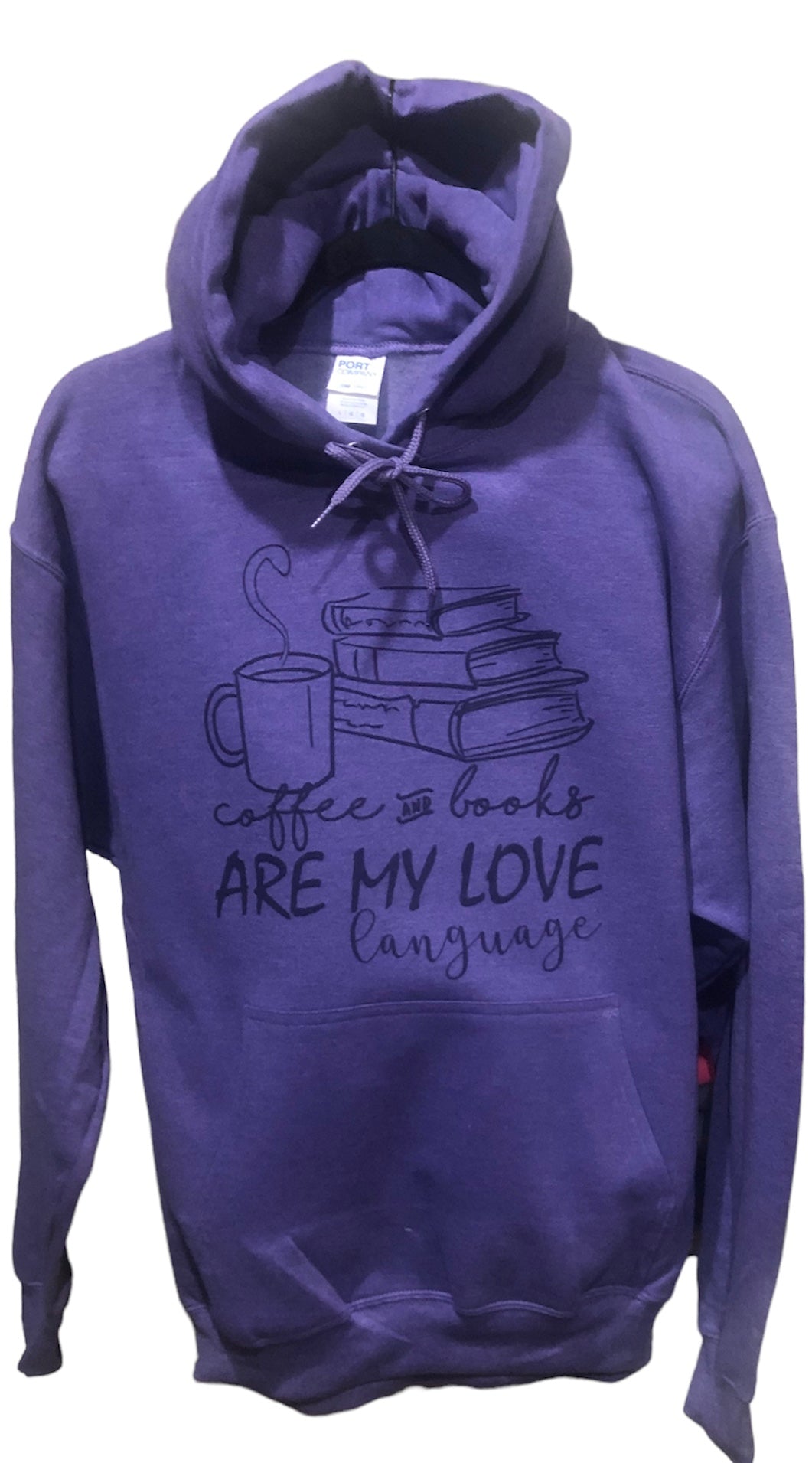 Coffee & Books are my Love Language Unisex Hoodie