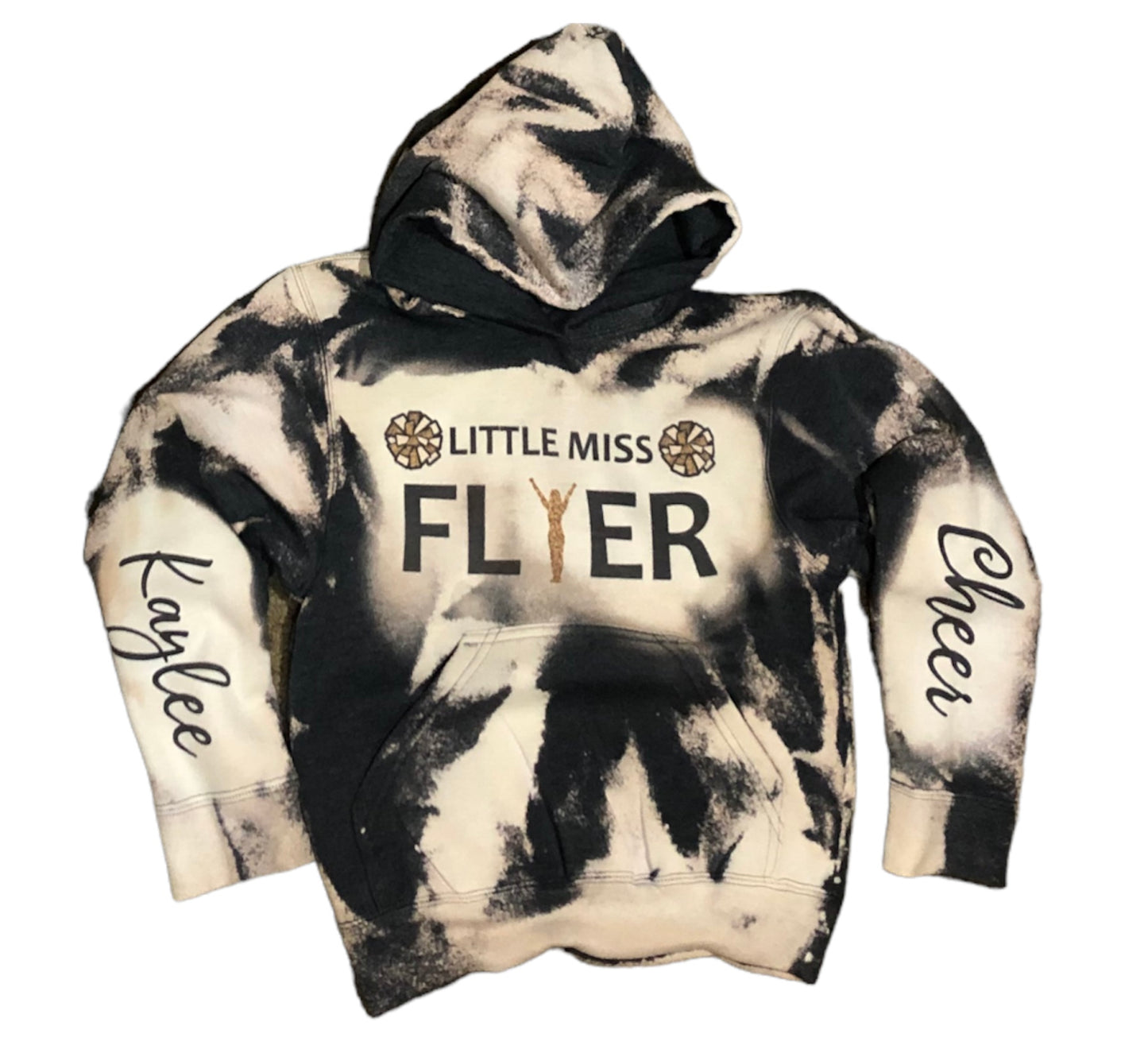 Custom Bleached Hoodie ~ Your Design Here Bleached Sweatshirt - Liv's Boutique