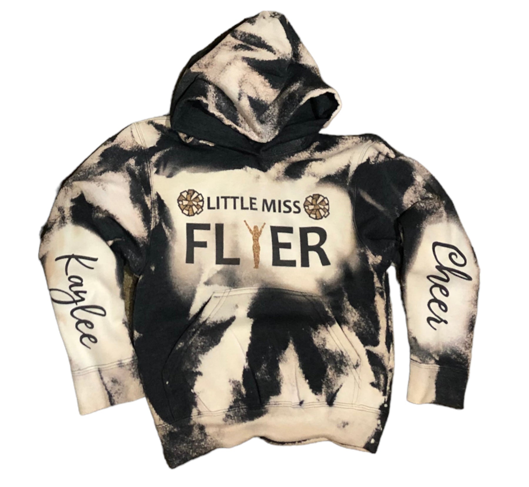 Custom Bleached Hoodie ~ Your Design Here Bleached Sweatshirt - Liv's Boutique