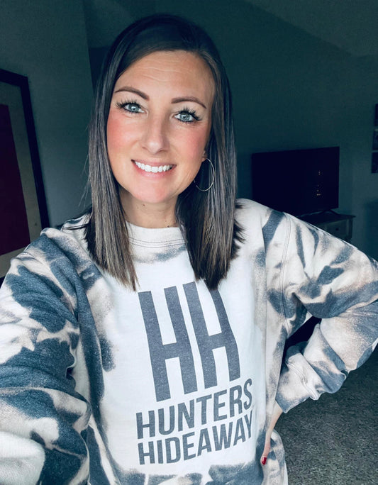 Custom Bleached Crewneck Sweatshirt - Liv's Boutique